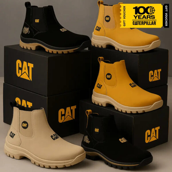 BOTA ADVENTURE ORIGINAL [EDIÇÃO COMEMORATIVA 100 ANOS CAT] - Imagem 4