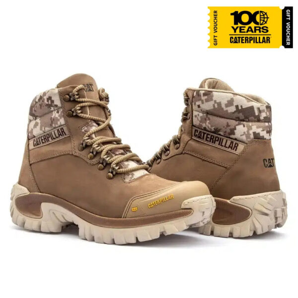 Bota Caterpillar 2064 Creme Nobuck - Imagem 5