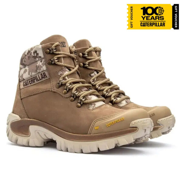 Bota Caterpillar 2064 Creme Nobuck - Imagem 2