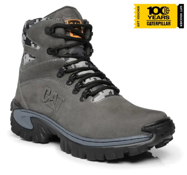 Bota Caterpillar 2067 Cinza Camuflado