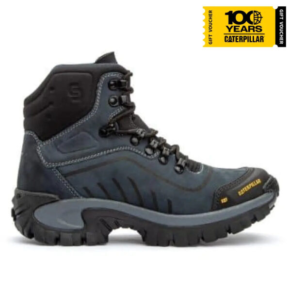 Bota Caterpillar Conquest Azul Nobuck - Imagem 5