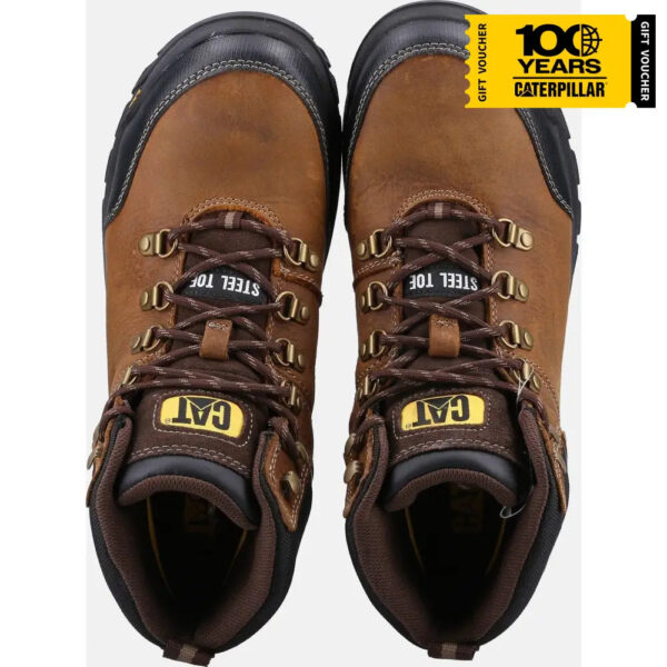 Bota de Segurança Framework ST S3 WR HRO SRA S3 Marrom Selado - Imagem 6
