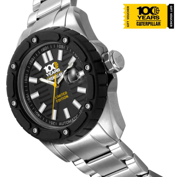Relógio Automático Shockmaster 100 Anos com Pulseira Prata - Imagem 2