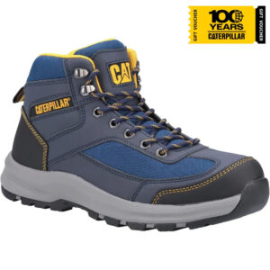 Sapato Safety Hiker Caterpillar Cano Alto Azul Marinho